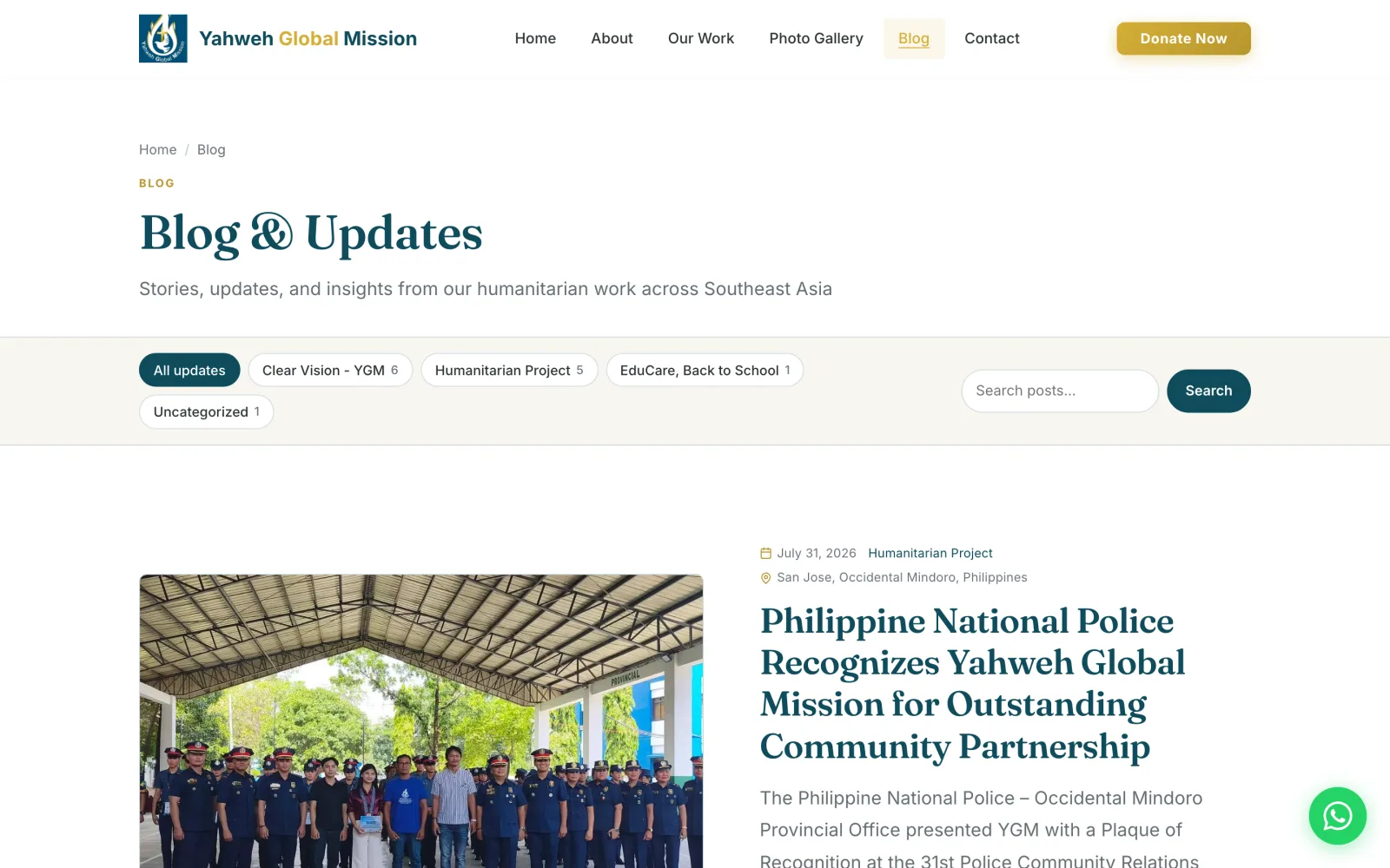 Yahweh Global Mission — blog